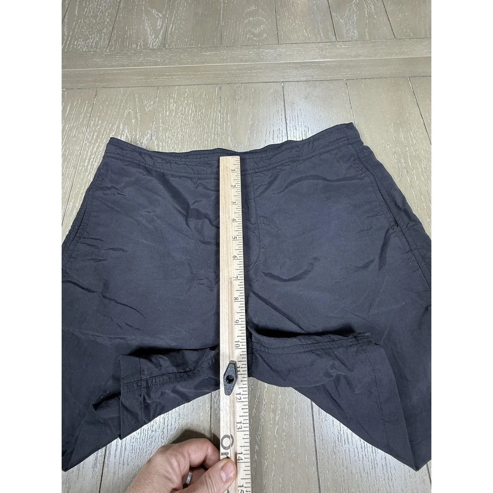 AllSaints Swim Trunks Shorts‎ Mens Small Black Warren Mesh Lined Elastic Waist